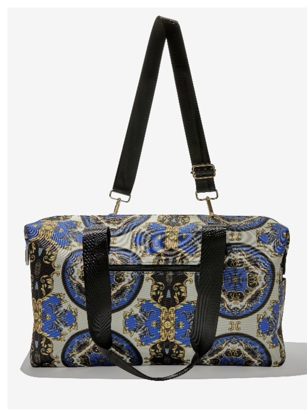 A+O X FABFITFUN DUFFLE BAG Regal Romance Sapphire NWT $90